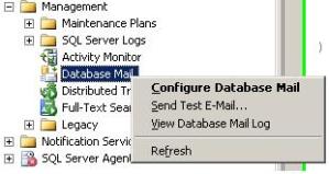 Configure Database Mail