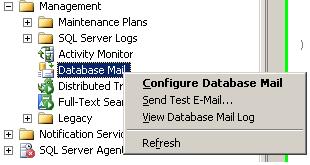 Configure Database Mail