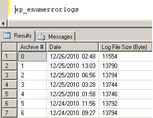 xp_enumerrorlogs